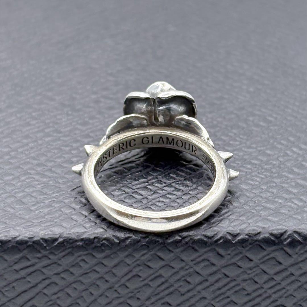 ヒステリックグラマー ローズ リング 9号 シルバー 希少 美品