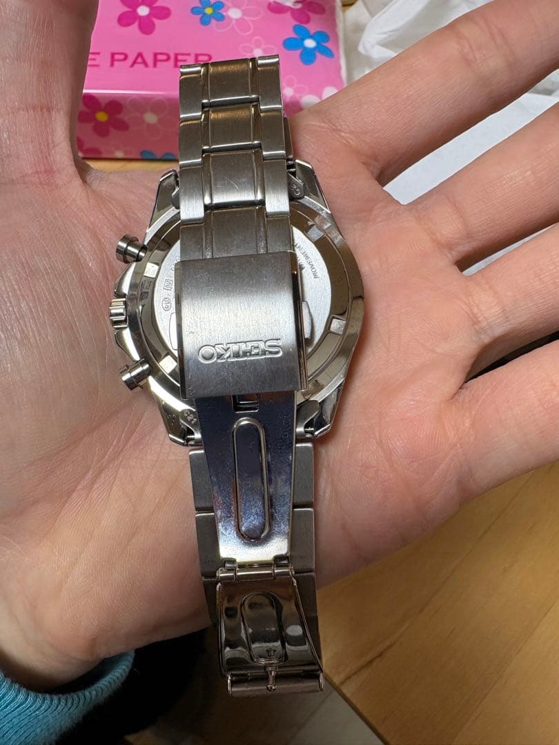【SEIKO】クロノグラフ 腕時計 8T63 SBTR009 クォーツ メンズ